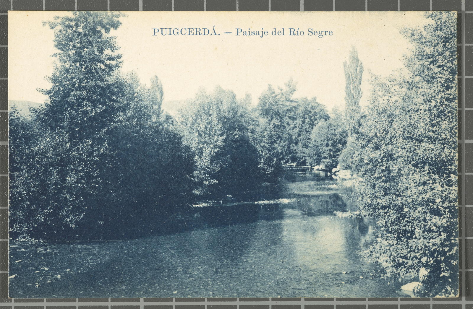 Desconegut, Puigcerda.- Landscape of the Río Segre
