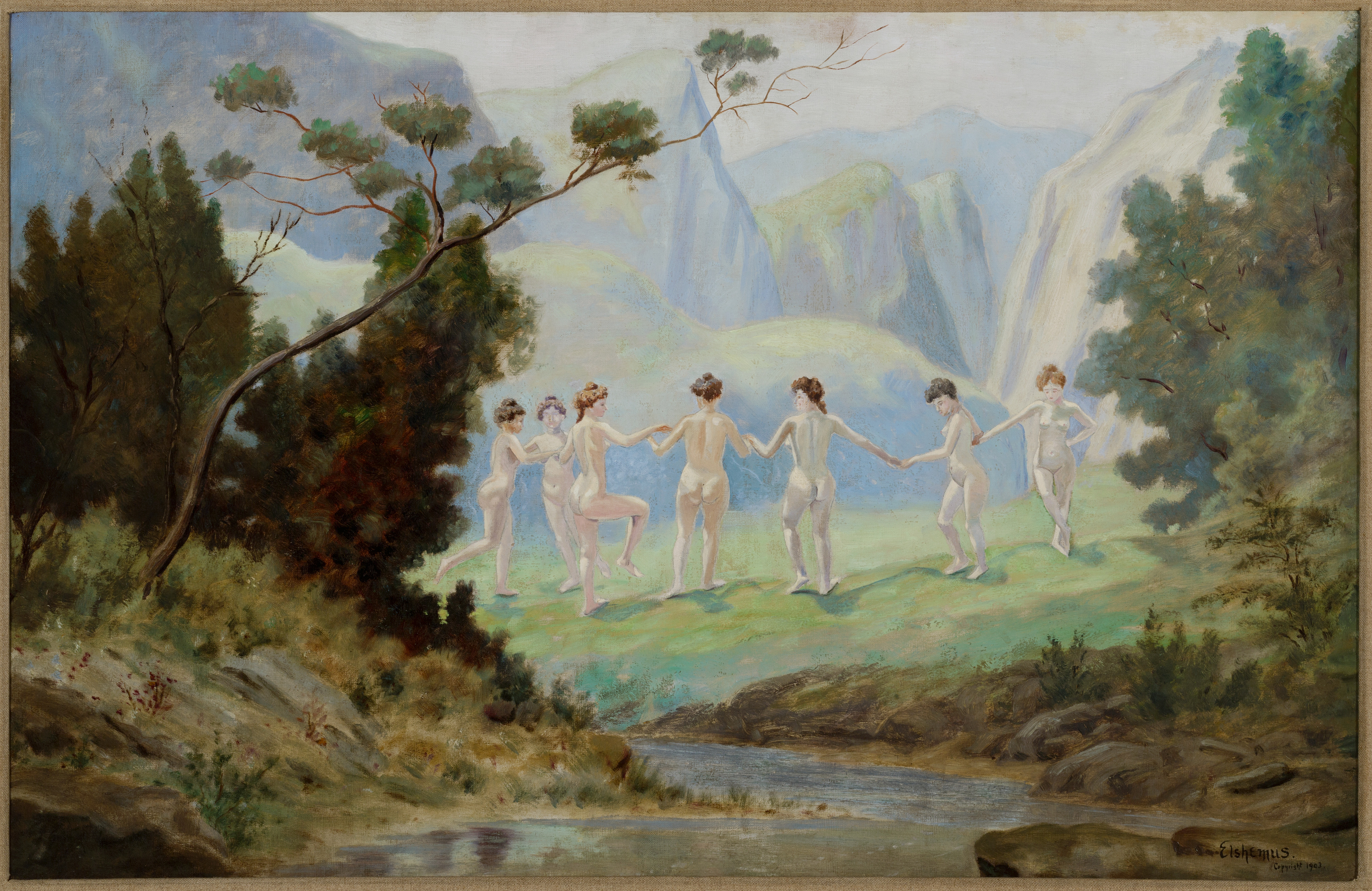 Louis Eilshemius, Dancing in the Sunlight