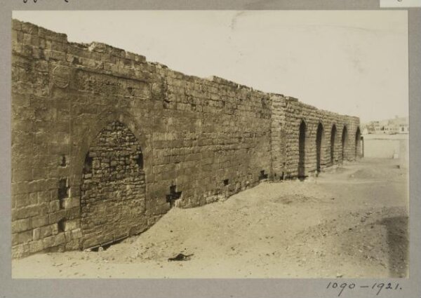 K.A.C. Creswell, Archway of Qaytbay, and first five arches going northeast at the Great Aqueduct, Cairo