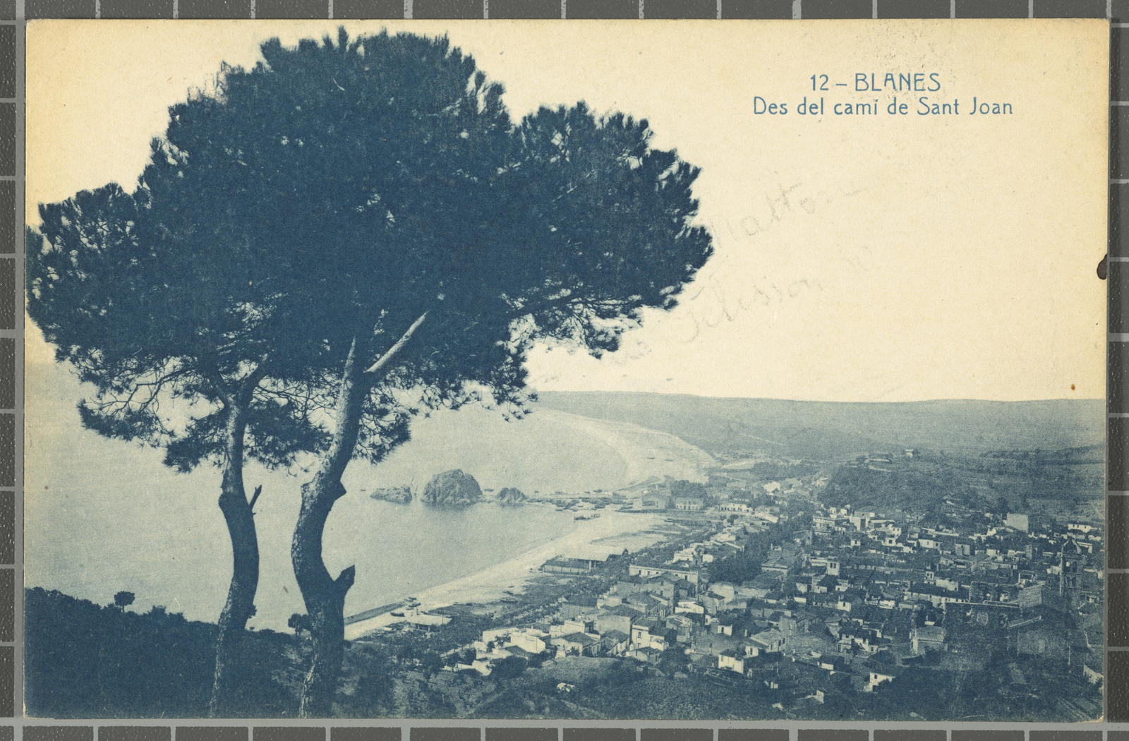 Desconegut, 12 - Blanes. From the cami of San Juan