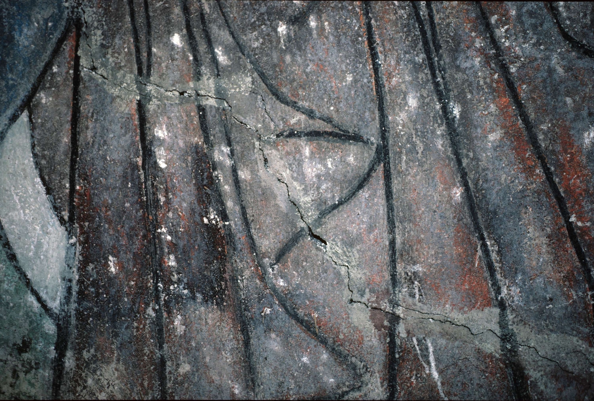 Rune Hammarling, Lime painting in Viksta Church, Viksta parish, Uppland 1986