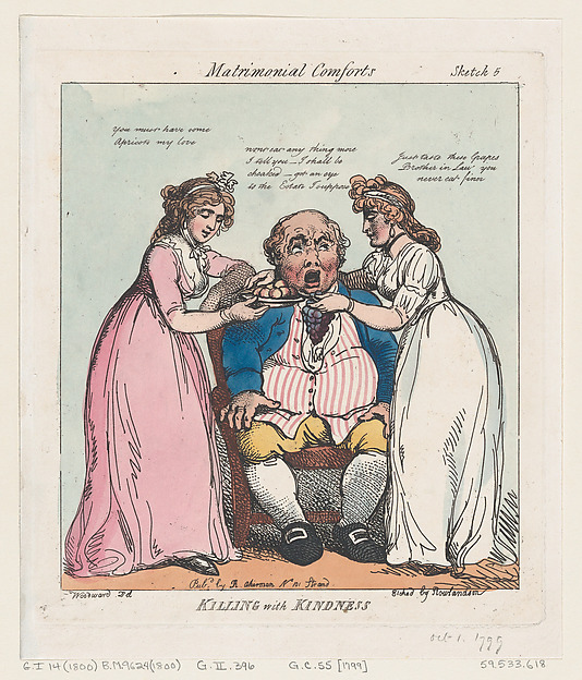 Thomas Rowlandson, Killing with Kindness