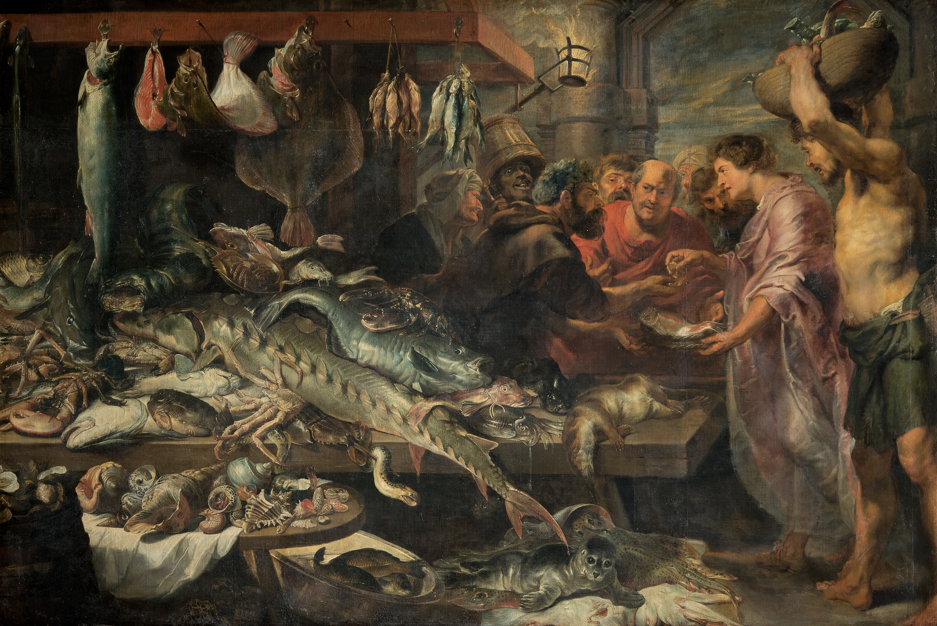 Frans Snyders, Fish market (Tribute Money?)
