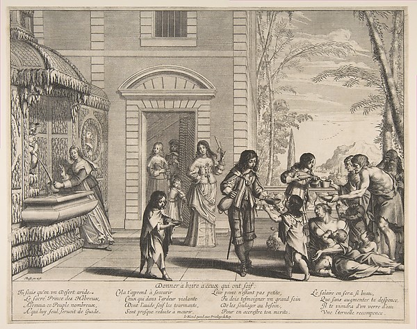 Abraham Bosse, Giving Drink to the Thirsty