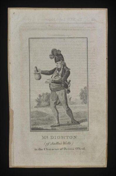 Unknown, Mr Dighton (of Sadler's Wells) in the Character of Dennis O'Neal