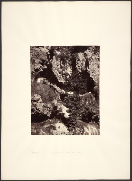 Giorgio Sommer, The Grotto of Neptune, Rome
