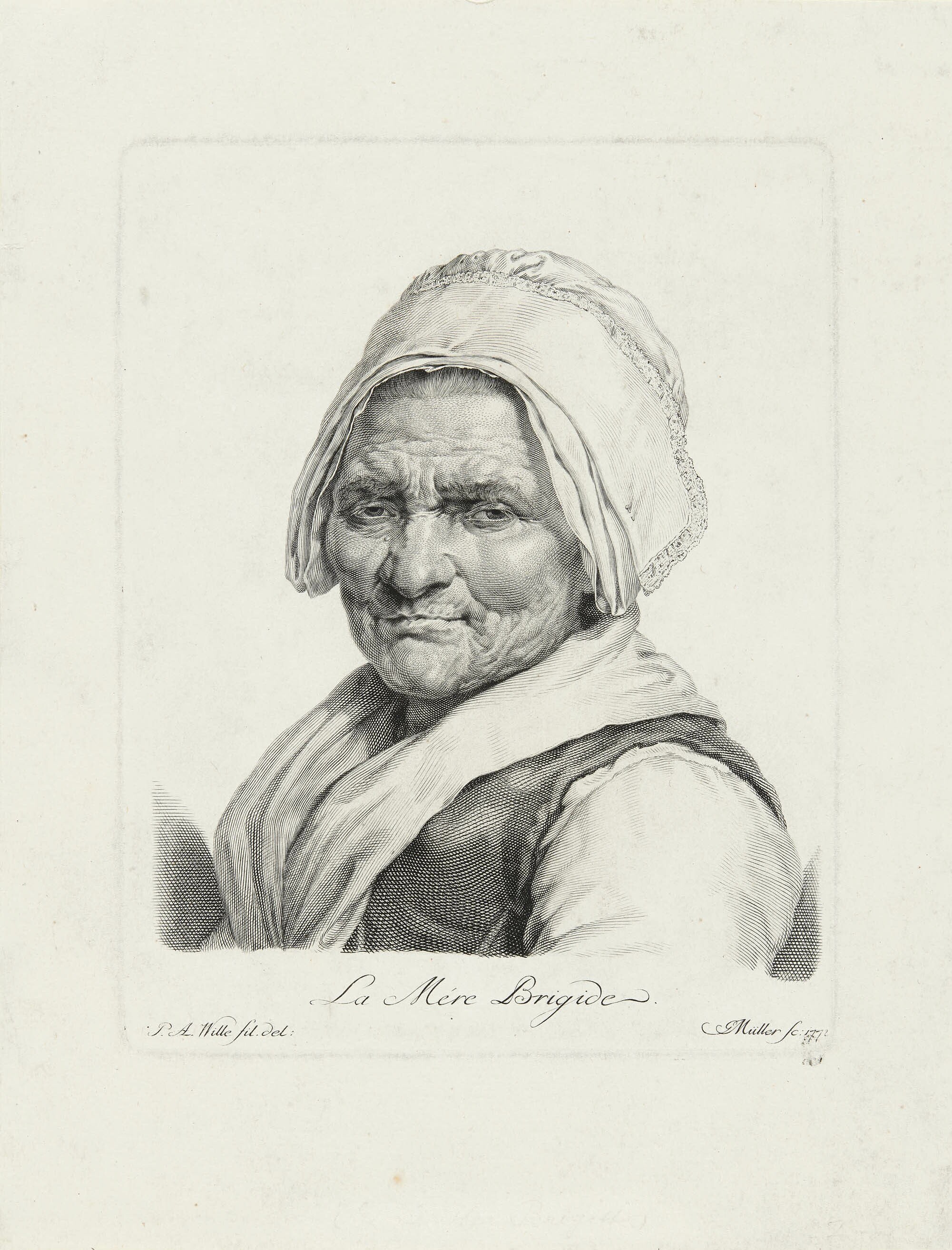 Johann Gotthard von Müller, "La Mére Brigide."
