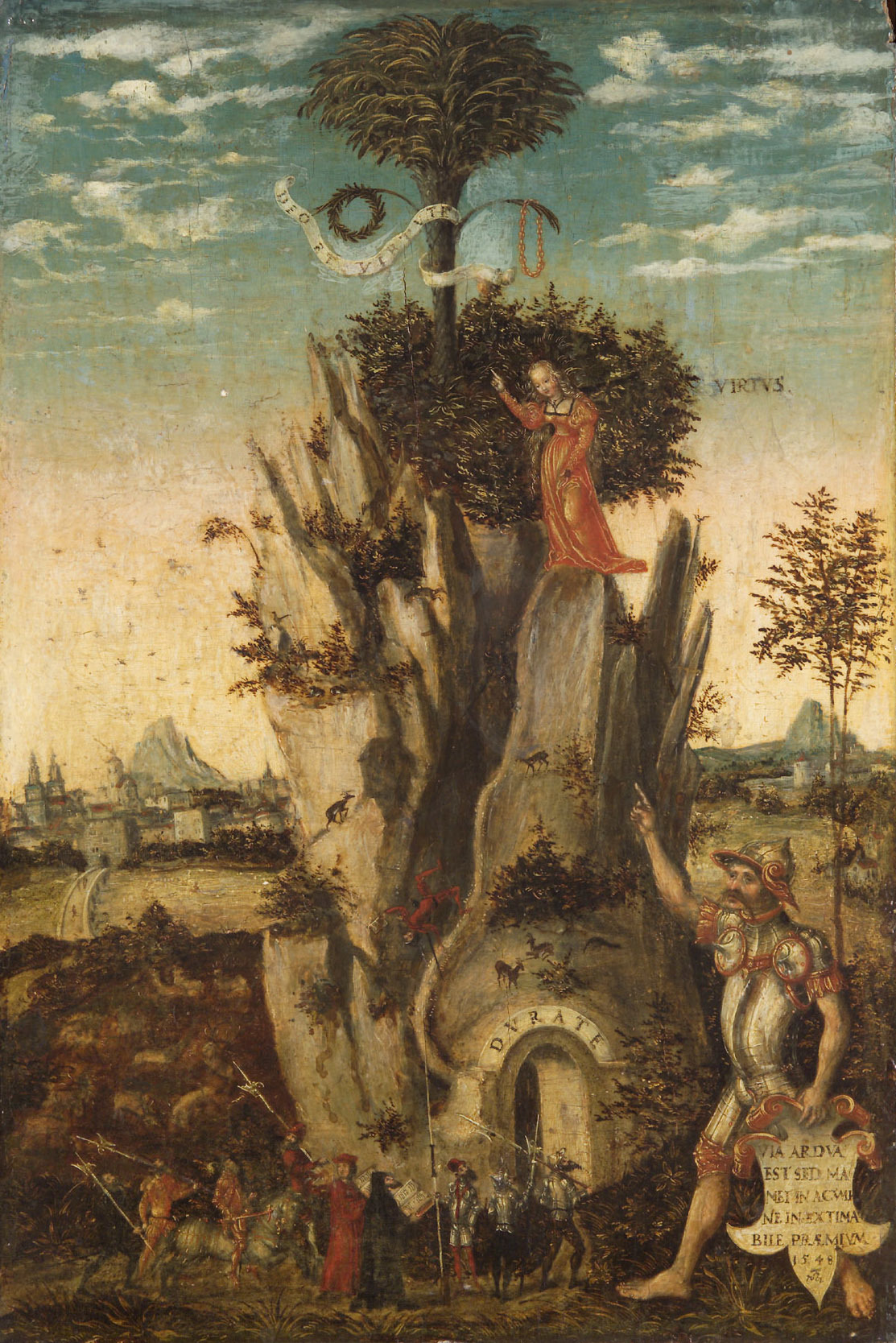 Lucas Cranach the Younger, Allegory of Virtue