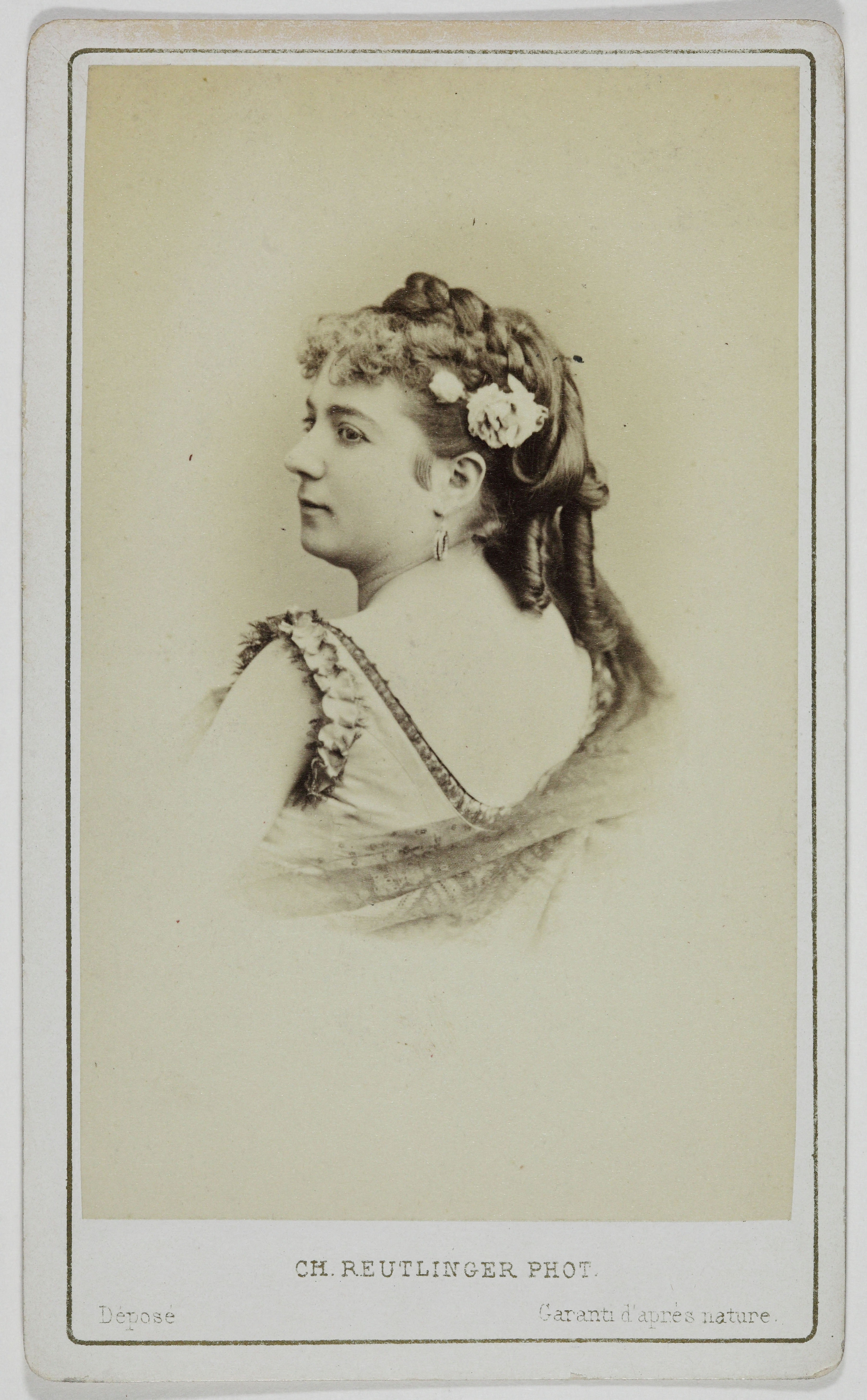 Charles Reutlinger, Portrait d'Aimée, (danseuse)