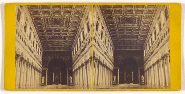 Unknown, Interieur de l'eglise Saint-Paul (Rome).