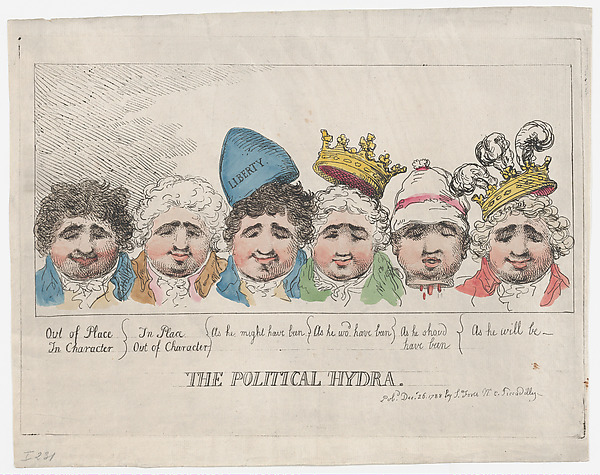Thomas Rowlandson, The Political Hydra