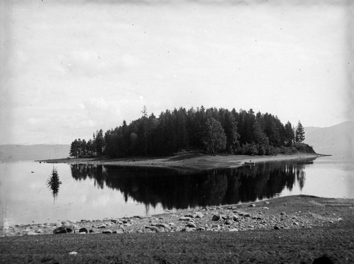 Jacob Tollesen Hoel, Hovinsholm gård, Helgøya i Ringsaker. Hovinsholmen i Mjøsa. Foto Jacob Hoel