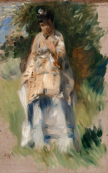 Auguste Renoir, Woman Standing by a Tree