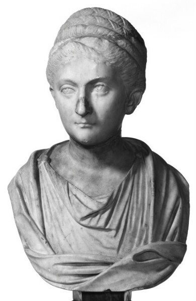Unknown, Portrait Head of a Female Figure on an 18th Century Bust